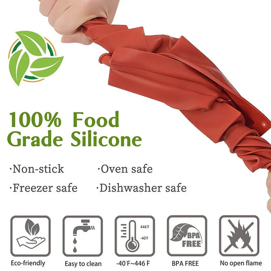 12 Gitter Silikonbackform zum Herstellen von Schokoriegeln und Snacks-Yabubest - Home & More