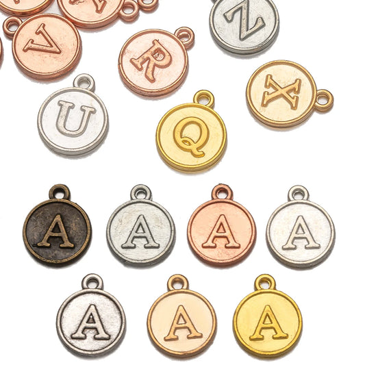 26-teiliges Alphabet Buchstaben Charms Set für DIY Schmuckherstellung
