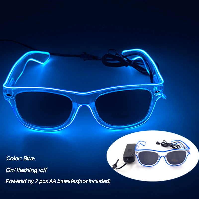 Leuchtende LED Partybrille mit Farbwechsel für unvergessliche Feste