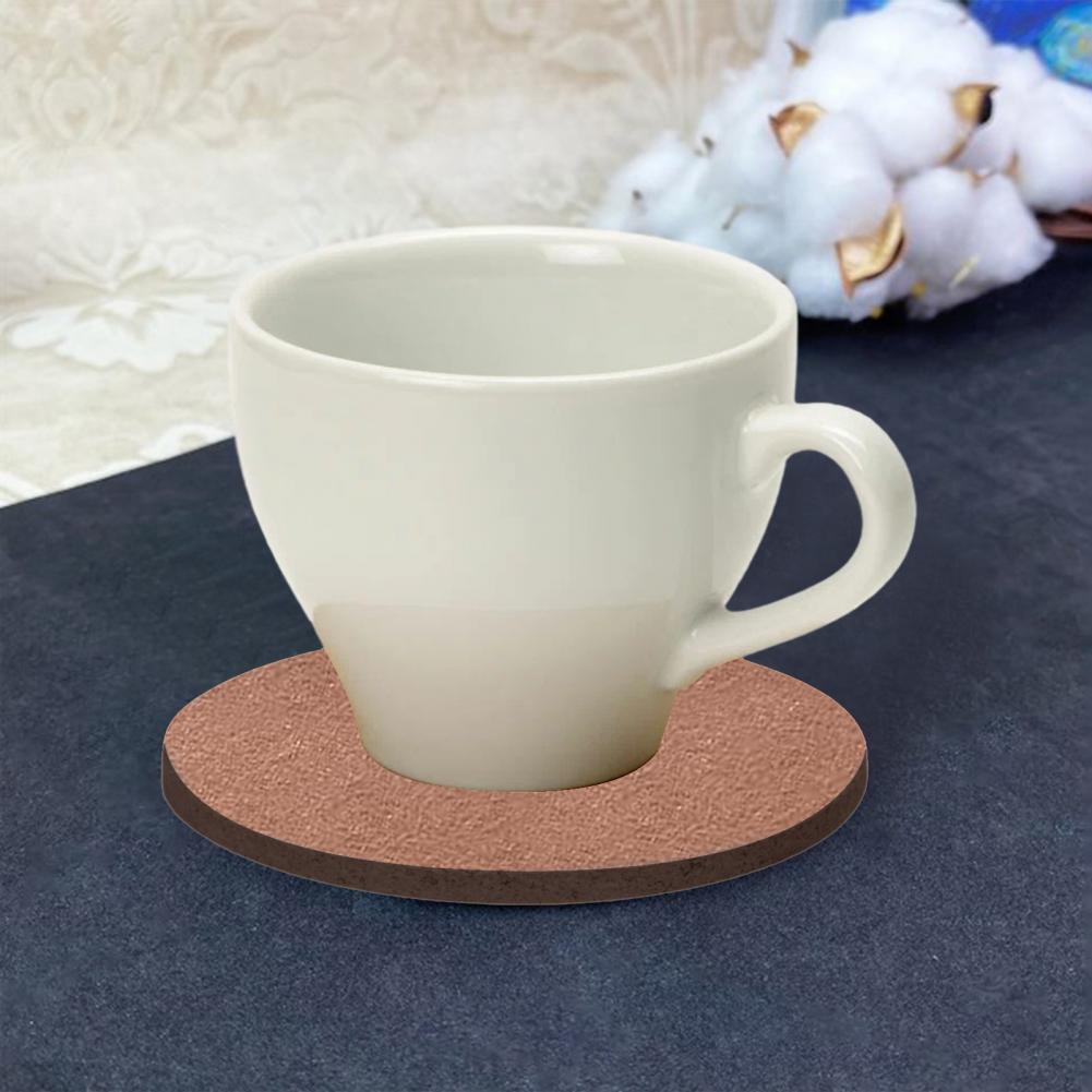 10er Set runde Filz-Untersetzer mit Wärmeisolierung und Antirutschfunktion