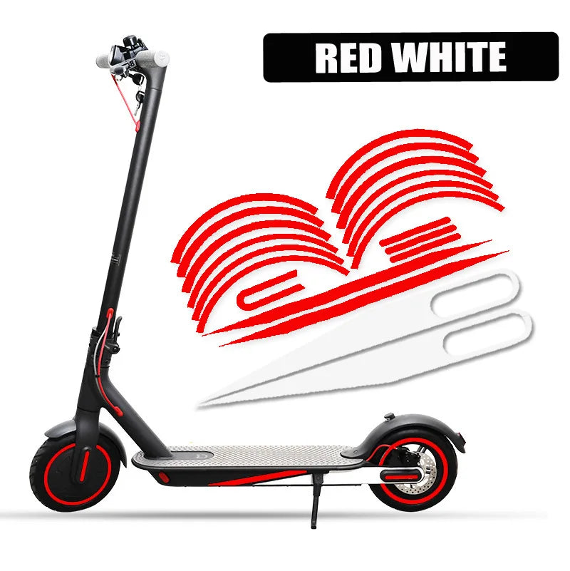 Reflektierende PVC Warnstreifen mit starker Nachtsicht für Scooter