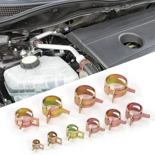 10er Set Kraftstoff Frühling Clips 4-22mm Metall Schlauchklemmen