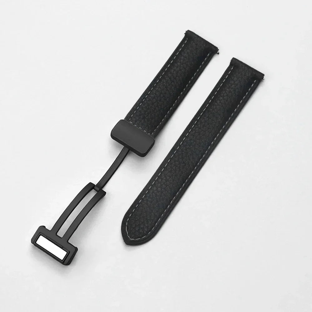 22 mm Lederarmband mit Magnetschnalle für Xiaomi Redmi Watch