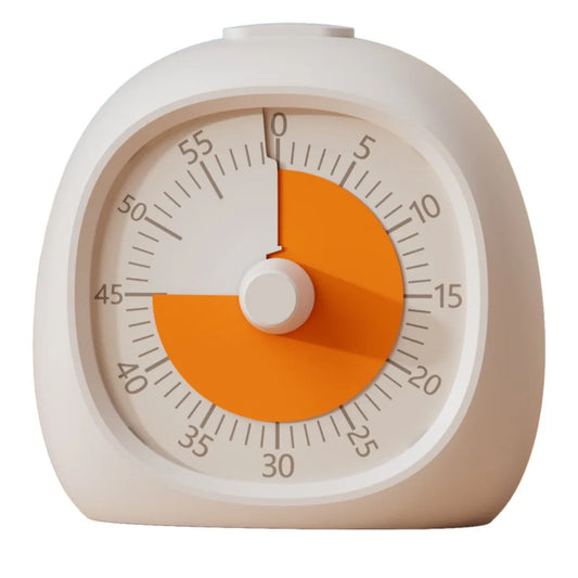 Praktischer Plastik-Visualtimer 60 Minuten Konzentrationshilfe Lerntimer Geräuschloser Zeitmanagement-Tool Klassenzimmer-Timer Digitale Uhr - Yabubest - Home & More