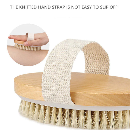 Natürliche Körper Massagebürste für Nass und Trockenanwendung