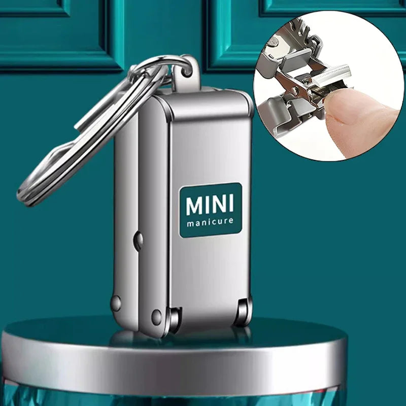 Praktischer tragbarer Nagelknipser aus Edelstahl für unterwegs