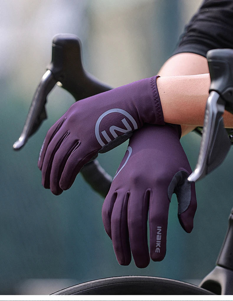 Fahrradhandschuhe Vollfinger mit Gelpolsterung | Touchscreen & Fleece-Yabubest - Home & More
