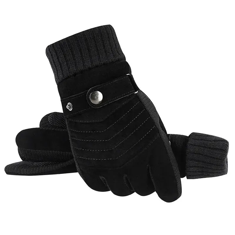 Warme Winter Handschuhe für Herren winddicht und Touchscreen fähig