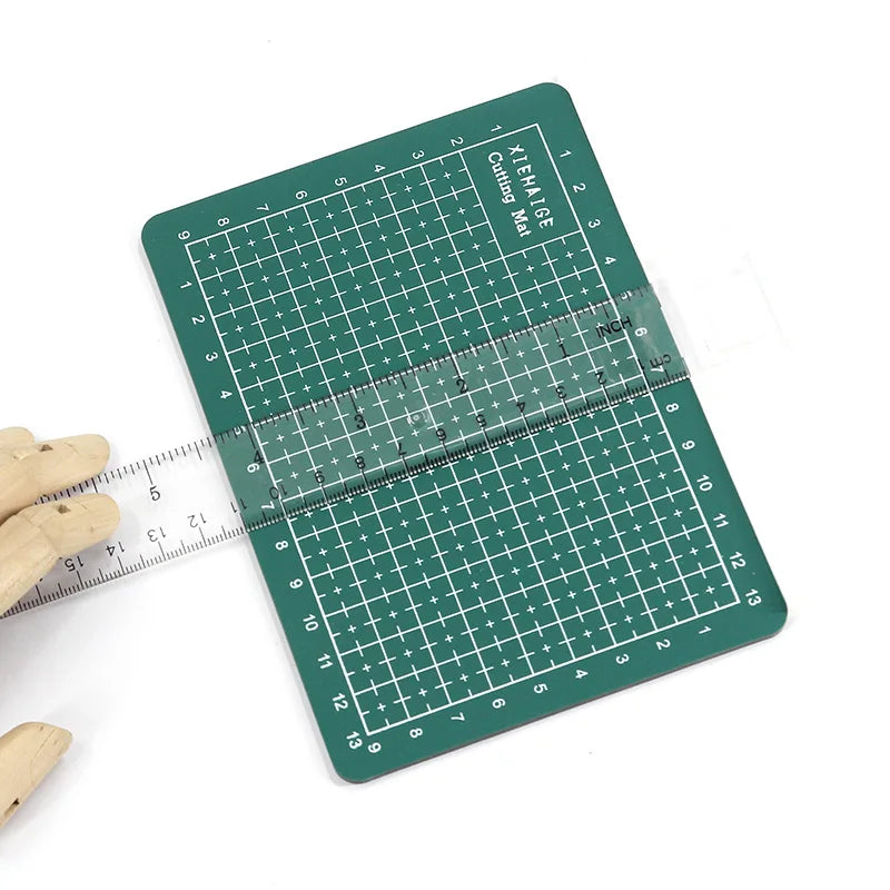 4er Set doppelseitige PVC A6 Schneidematte 15x11 cm selbstheilend