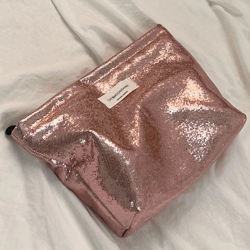 Große Damen Make-Up Tasche mit praktischem Reißverschluss und viel Platz