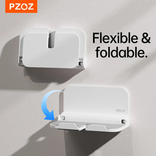 Faltbare Wandhalterung für Handy und Tablet Platzsparend Sicher