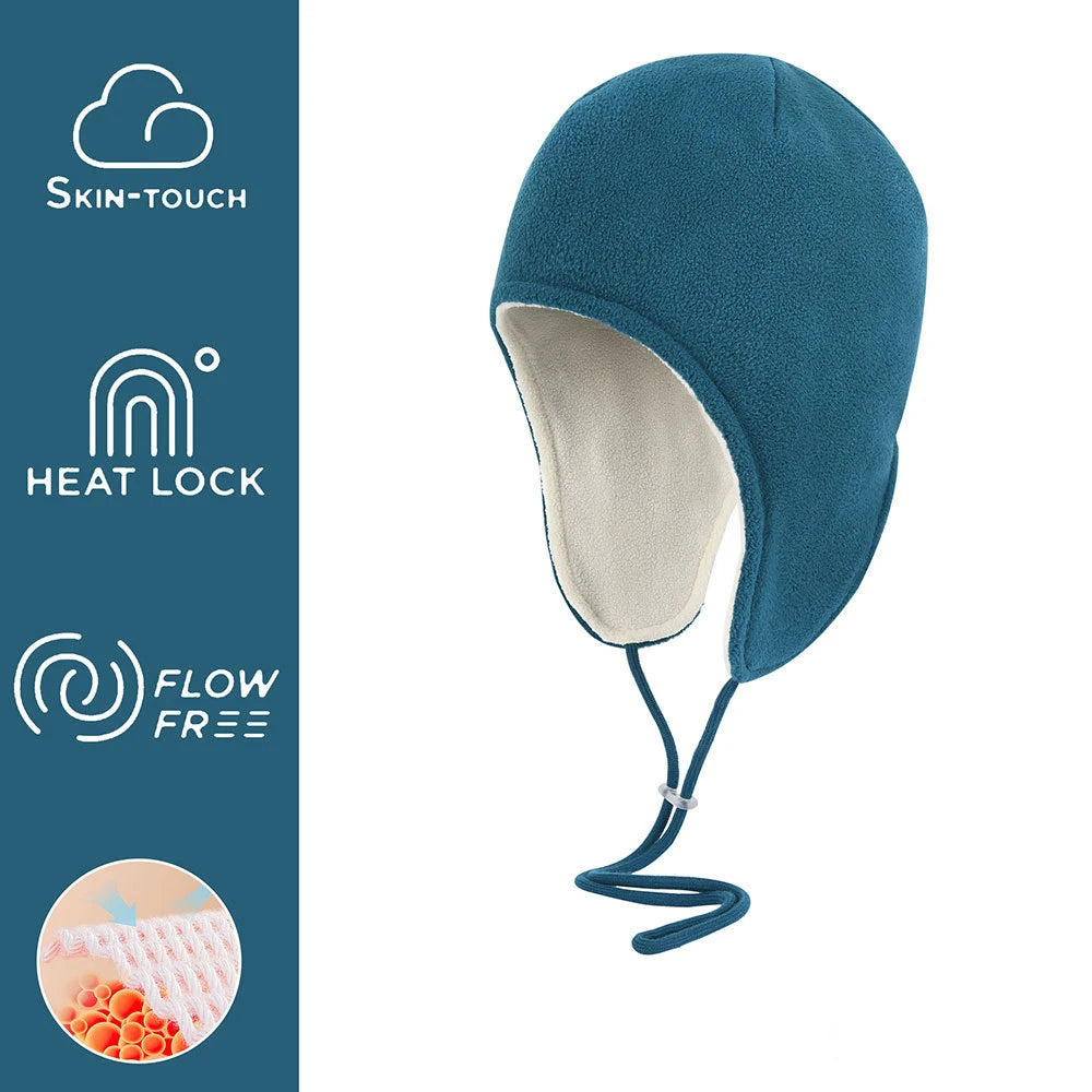 Warmer Fleece Ohrschutz Hut fuer Fahrrad Skifahren im Winter