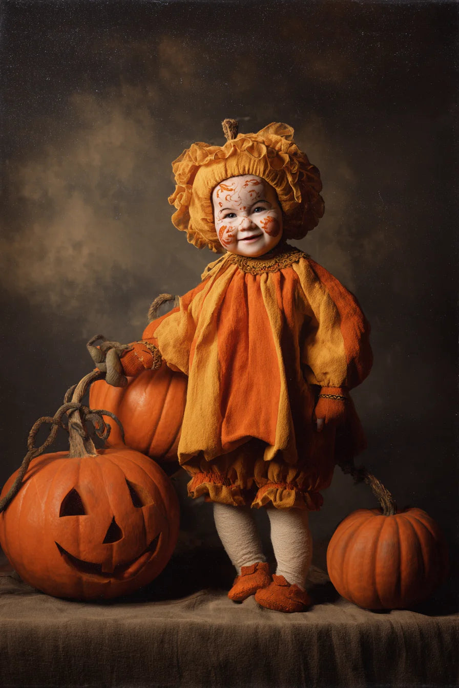 Halloween Malen nach Zahlen Set für Erwachsene Leinwand Wandkunst DIY