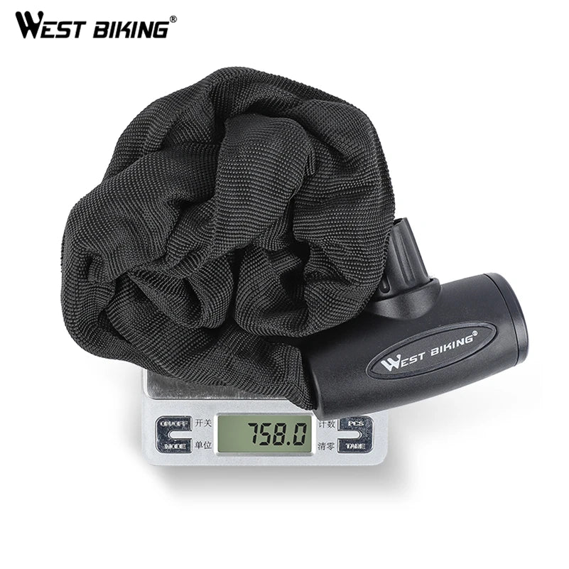 Fahrrad Kettenschloss für MTB und Rennrad Anti-Diebstahl Schutz mit 2 Schlüsseln