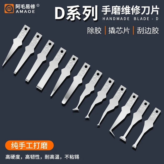 Rutschfeste Metall Skalpell Klingen Werkzeug für PCB Kleber Reparatur