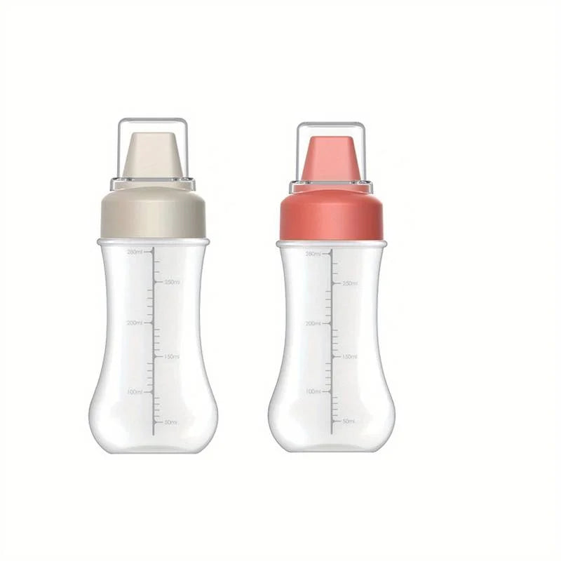 Auslaufsichere Squeeze Sauce Flasche 350ml – Nachfüllbar, 1/2/3 Stück Set