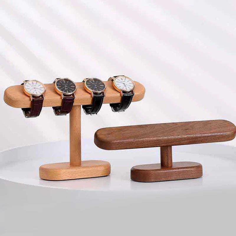 Walnuss Display Halterung für Schmuck und Accessoires