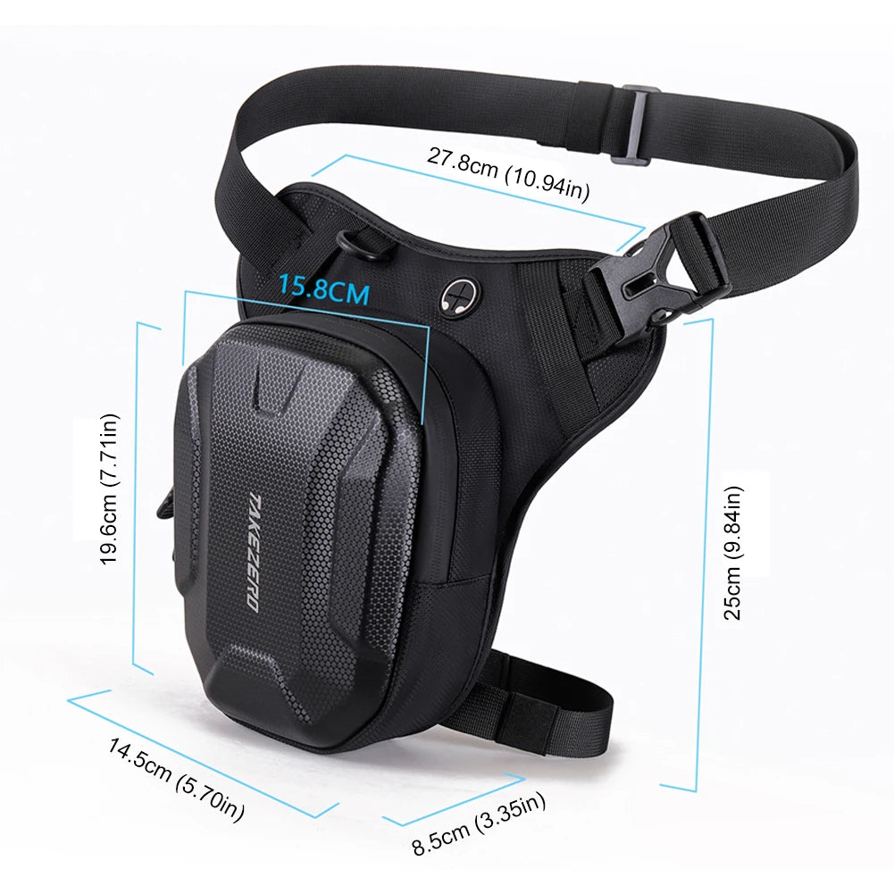 Wasserdichte Motorrad Beintasche Unisex – Outdoor Sport Taille Hüfttasche