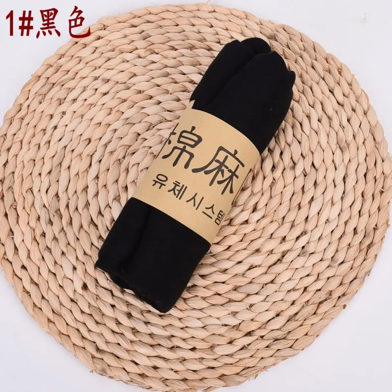 Damen Schal Baumwolle Leinen lang 90x180cm uni zart weich vielseitig