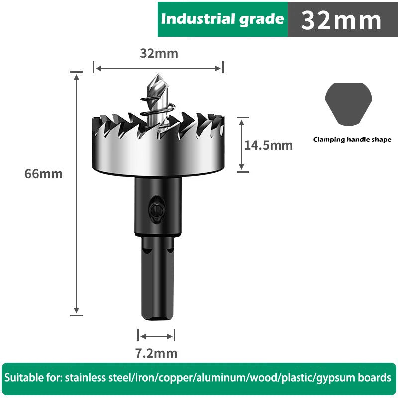 12-100mm HSS Lochsägen Set für Metall Holz Kunststoff