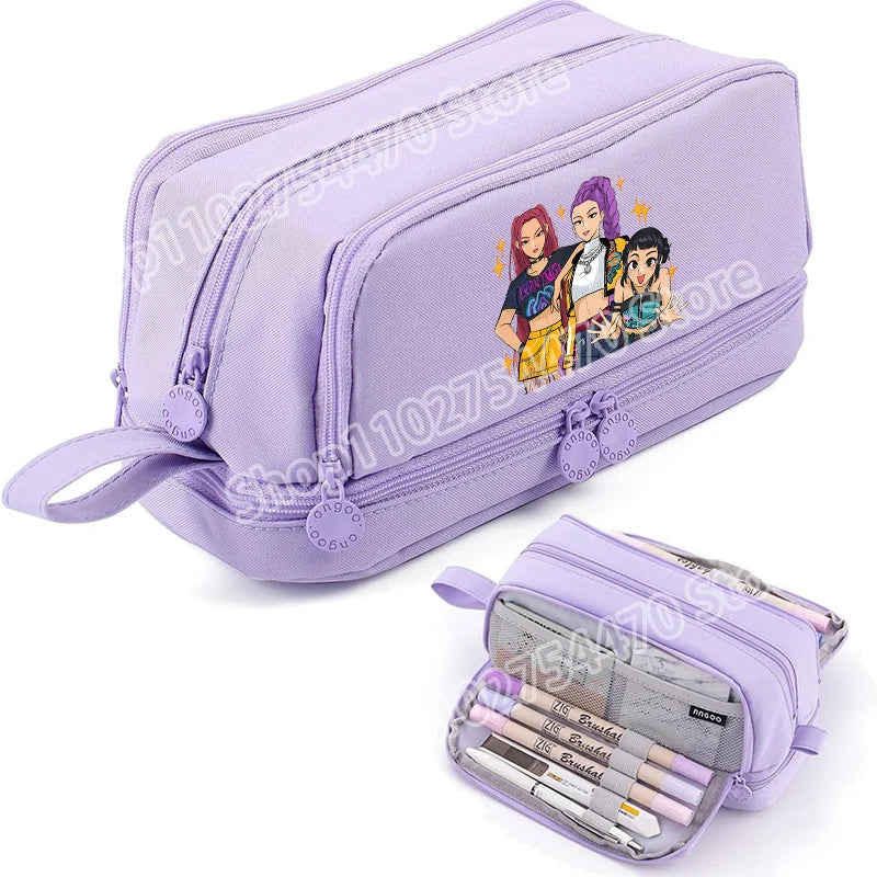 Praktisches Federmäppchen mit kindgerechtem Filmmotiv aus Oxford Stoff