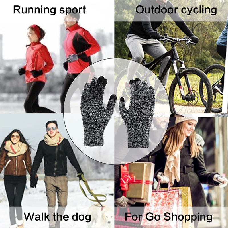 Thermo Touchscreen Winterhandschuhe für Sport und Alltag Unisex