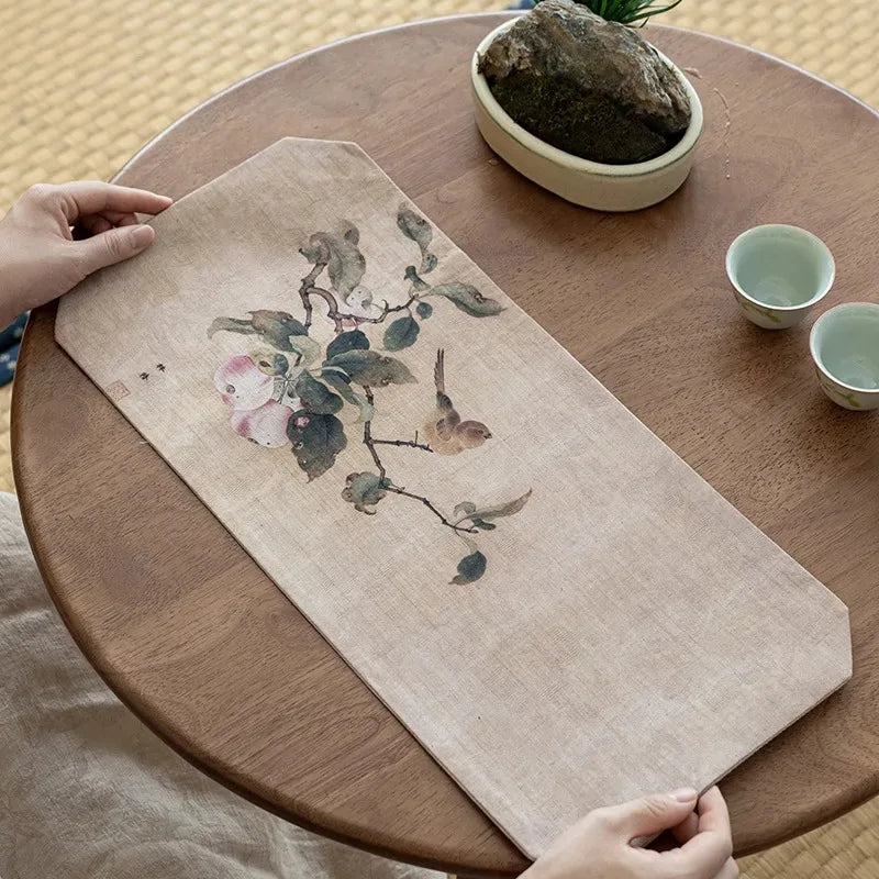 Dekorative Stoff Tischunterlage modernes Design für Tee und Heimdeko