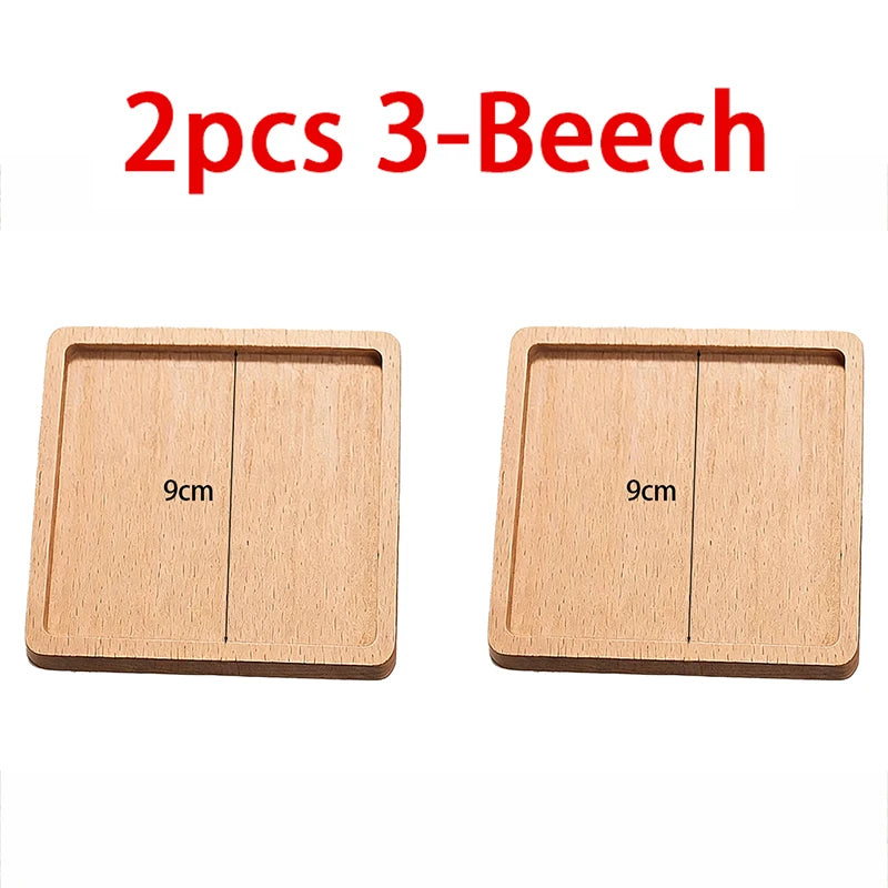 Holzuntersetzer für Getränke aus nachhaltigem Holzmaterial - Yabubest - Home & More