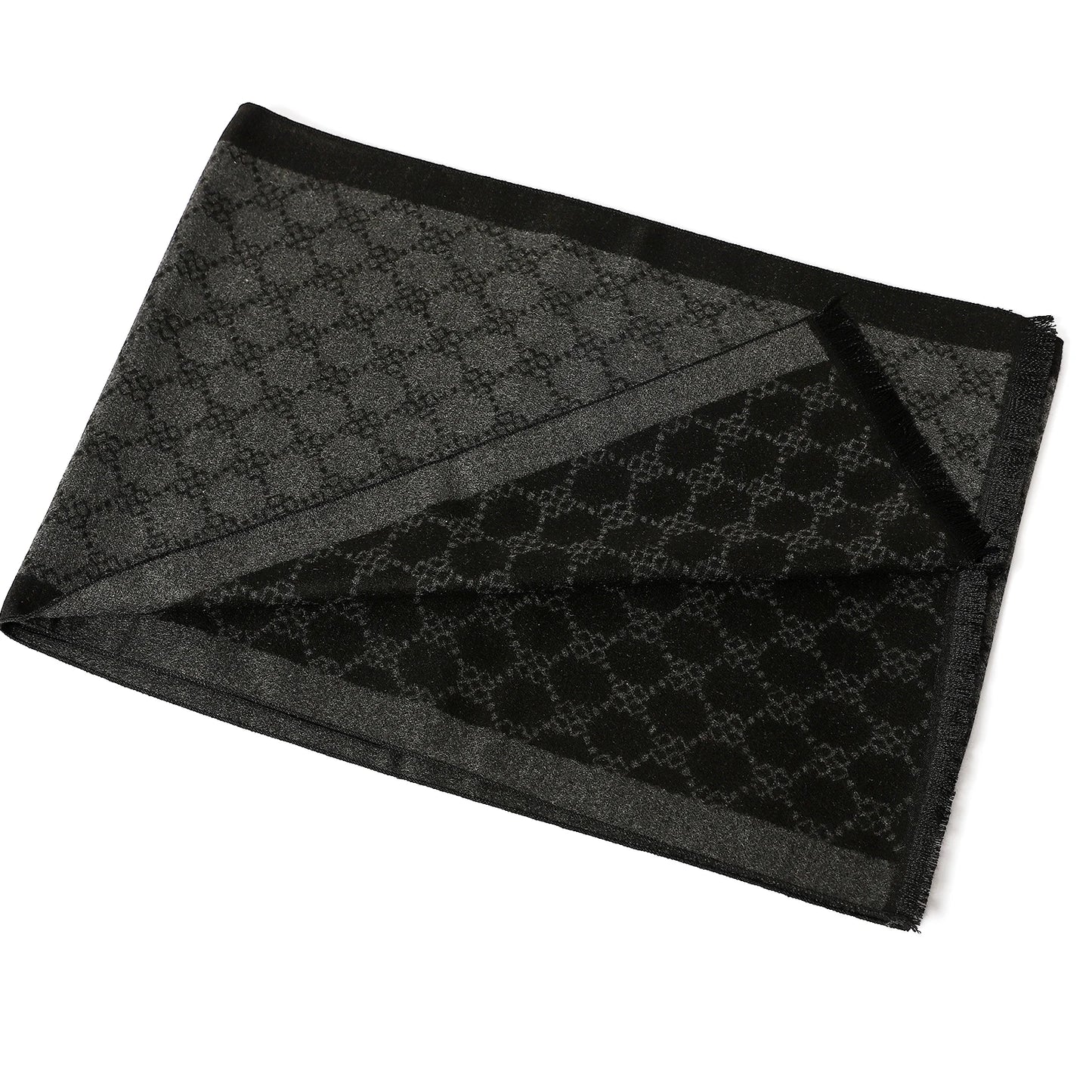 Eleganter karierter Damenschal aus Polyester für Business und Freizeit