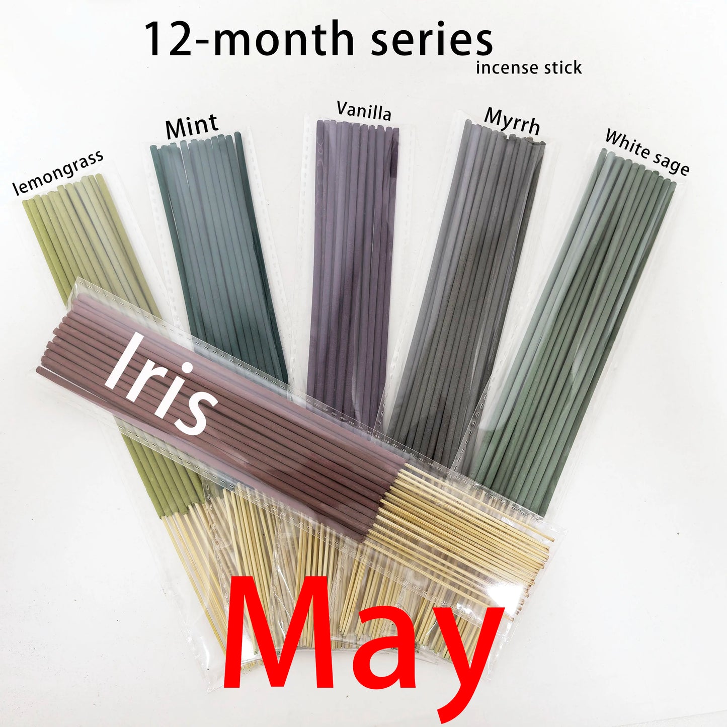 Räucherstäbchen Set mit 126 Stäbchen für Yoga Meditation und Reinigung