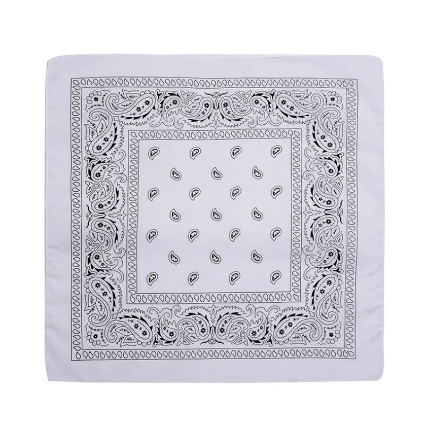 Unisex Hip Hop Bandana Schwarz Multifunktionales Kopftuch und Haarband