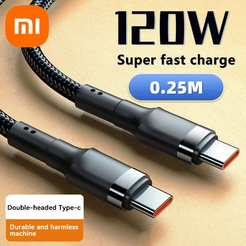 120W USB C Ladekabel für Smartphone Tablet Powerbank Power Delivery