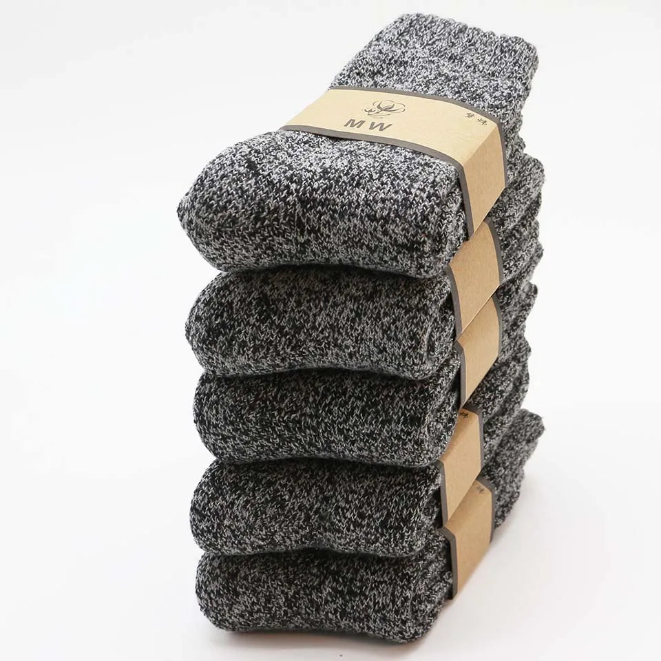 Dicke warme Merino Wollsocken für Männer im 3er Pack