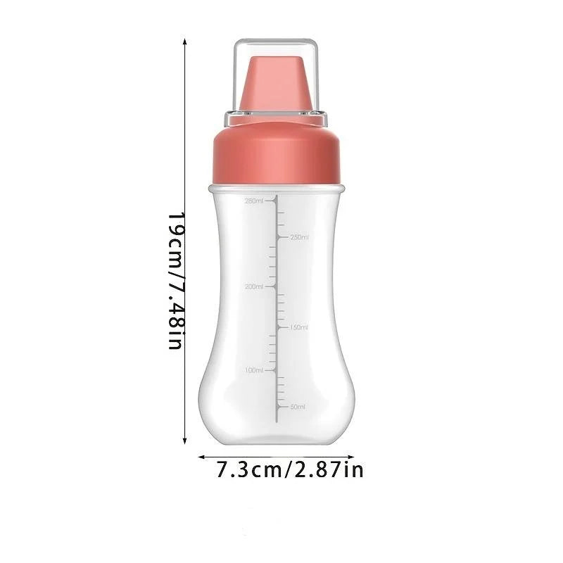 Auslaufsichere Squeeze Sauce Flasche 350ml – Nachfüllbar, 1/2/3 Stück Set