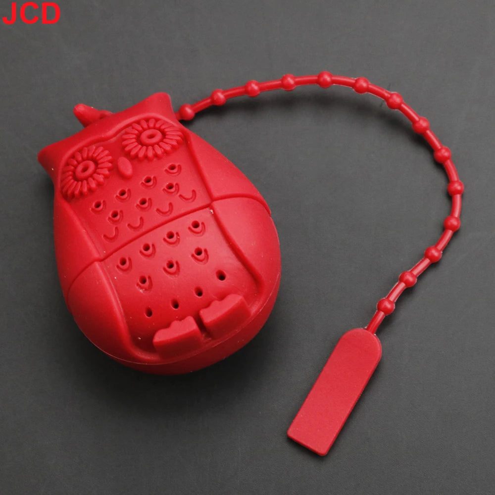 Praktischer Silikon Teefilter in Erdbeer und Zitronenform für losen Tee