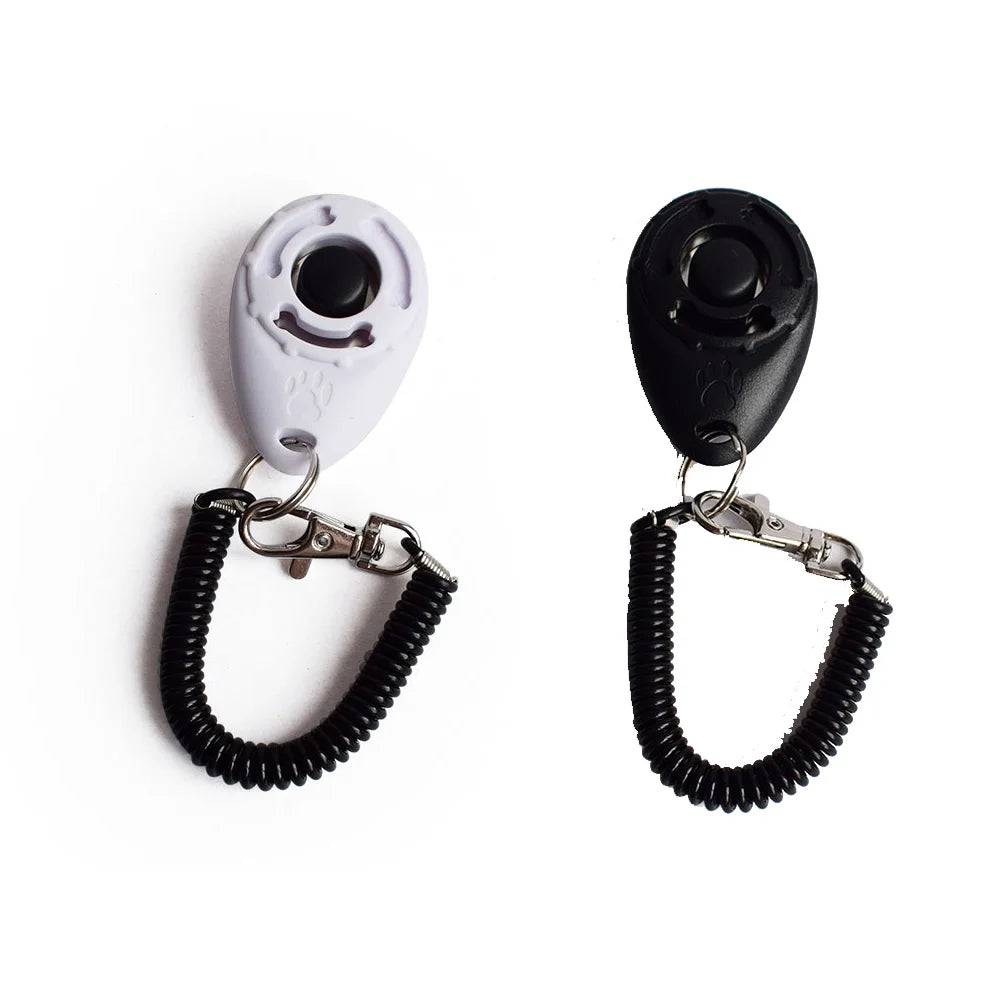 2er Set Hundetraining Clicker mit verstellbarer Handschlaufe für Haustiere