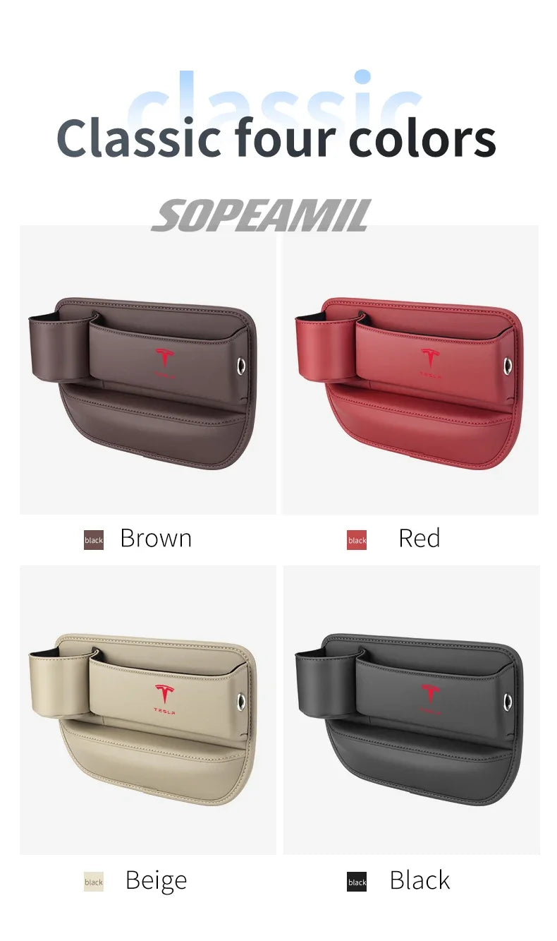 Praktische Auto Sitz Spalt Aufbewahrungsbox mit Becherhalter