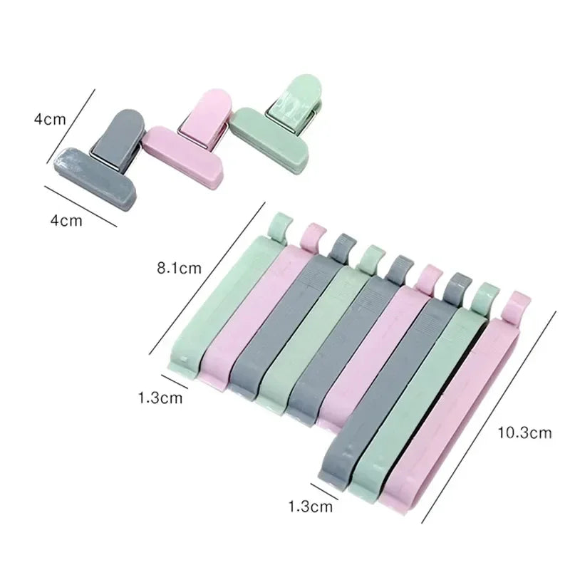 12X Frischhalte Clips für Lebensmittelbeutel – Praktische Küchenhelfer Set