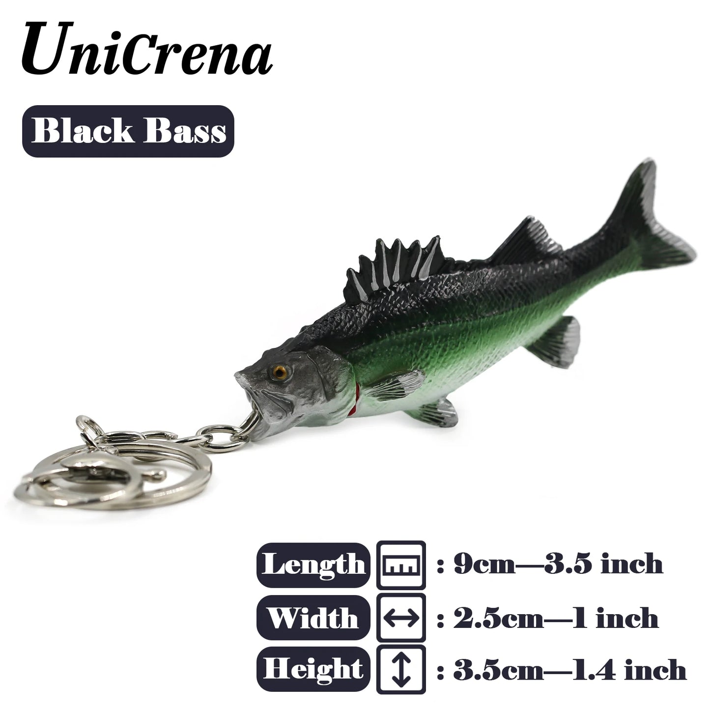 Kreativer handgefertigter Fisch Schlüsselanhänger mit Angeldesign Unisex