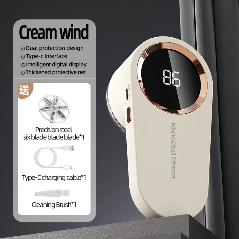 Tragbarer elektrischer Flusenentferner mit USB Akku und Hochgeschwindigkeitsmotor