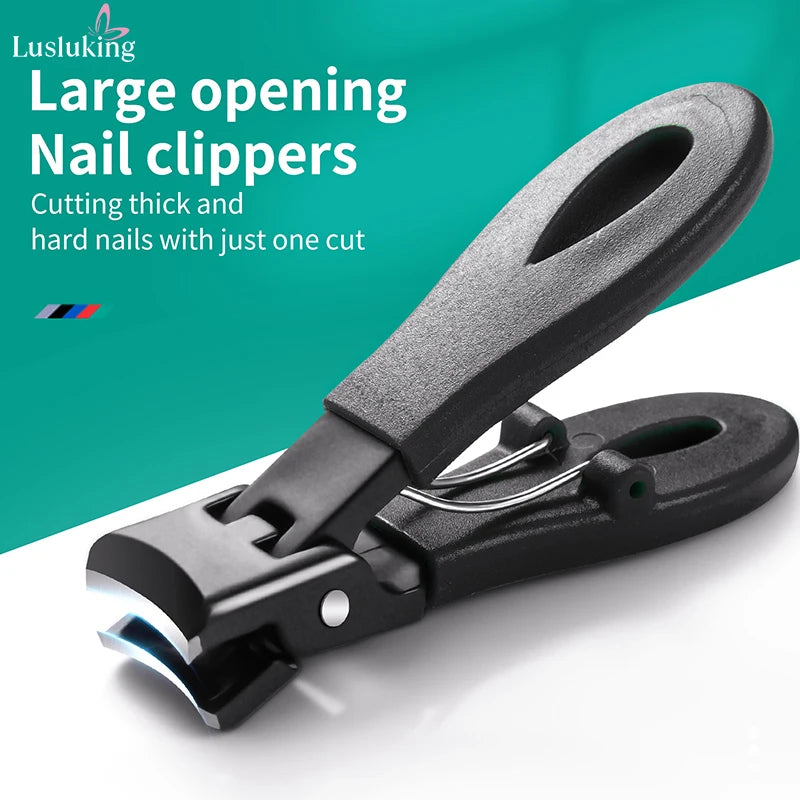 Präziser Nagelknipser für dicke Nägel mit 8mm Öffnung, Edelstahl - Anti-Rutsch-Griff