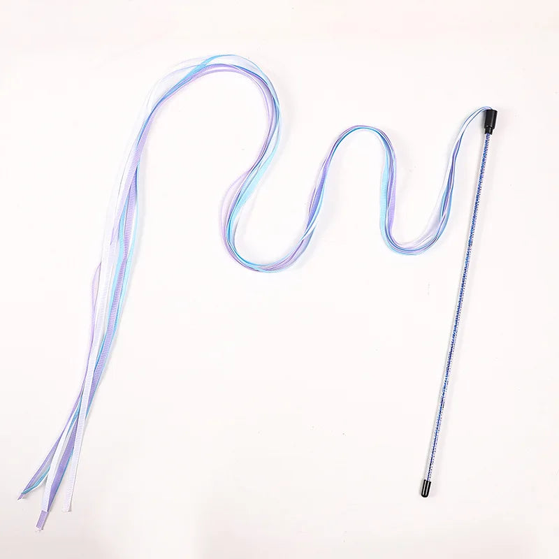 Interaktiver Katzen Teasing-Stab mit Seil – Kauen Verfolgen Spielspaß