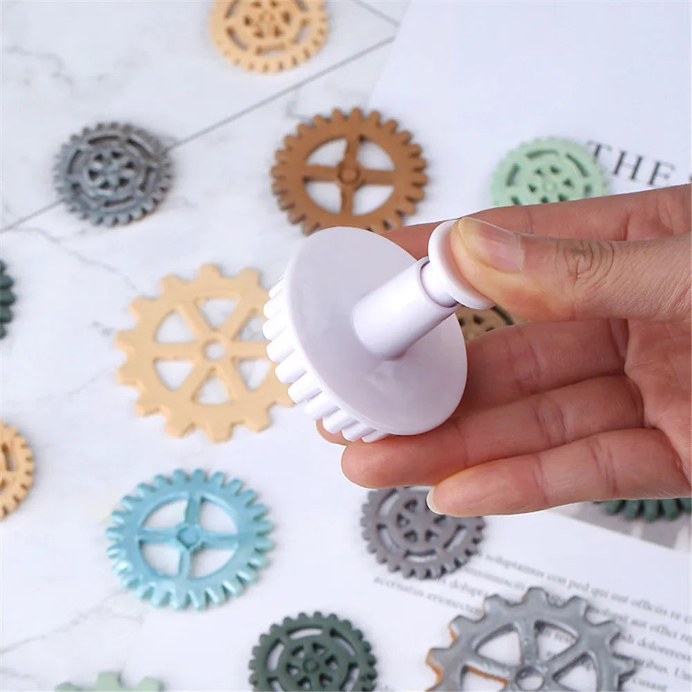 3er Set Kunststoff Fondant Cutter Kuchen Dekorieren Backform Zubehör