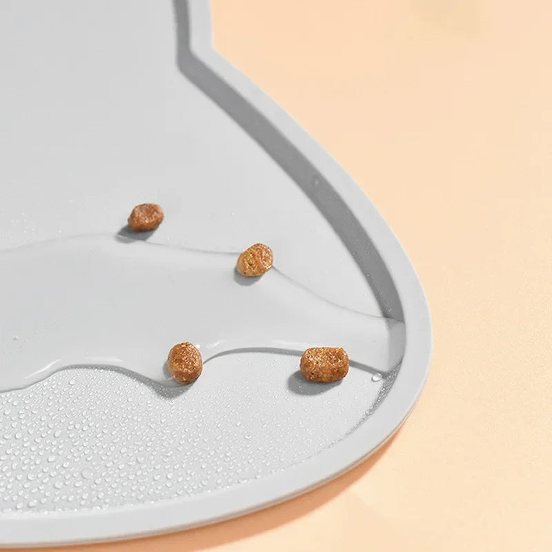 Silikon Futternapfunterlage Wasserdicht Rutschfest Leicht zu reinigen