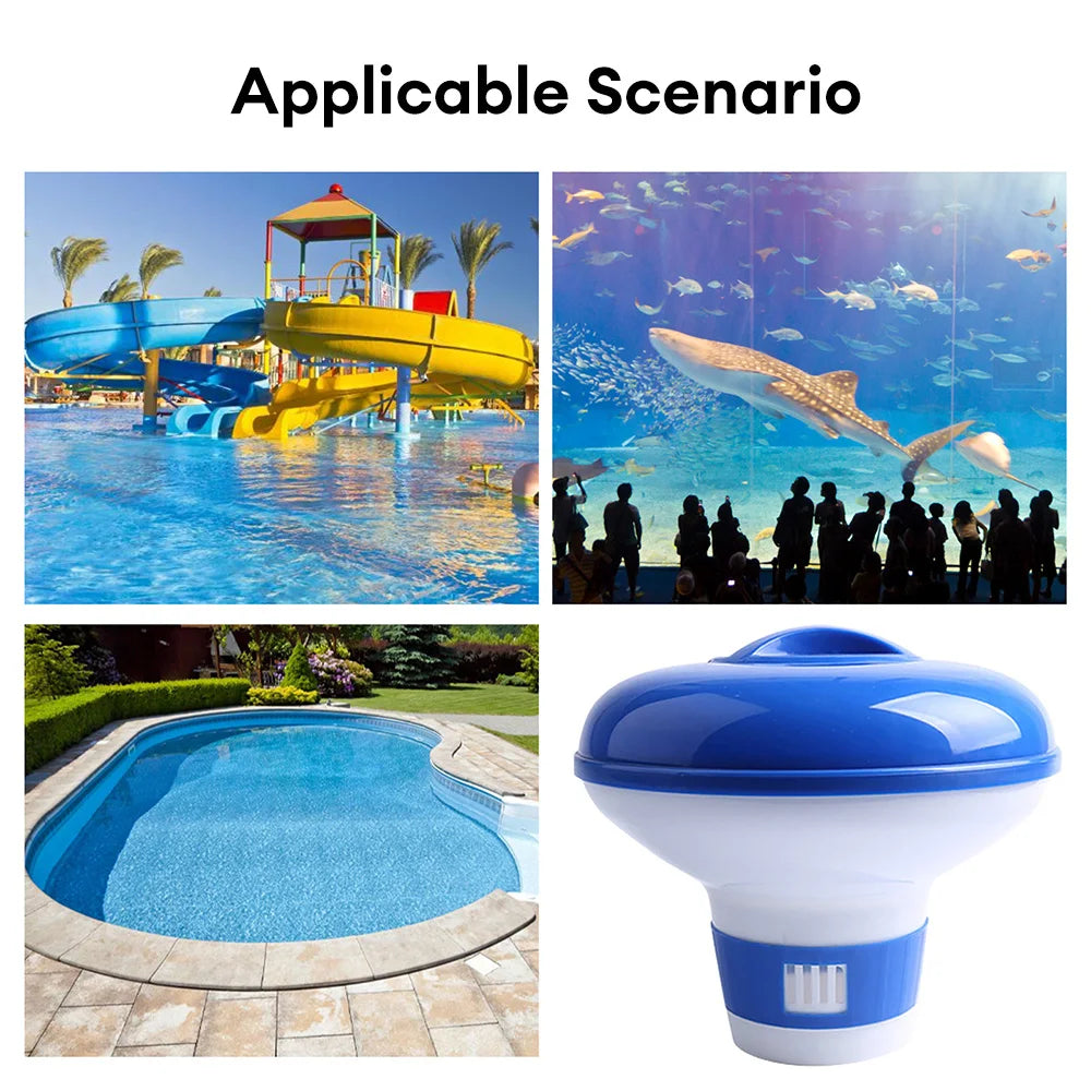 Effizienter schwimmender Pool-Chemiespender aus ABS für Chlor - Brom