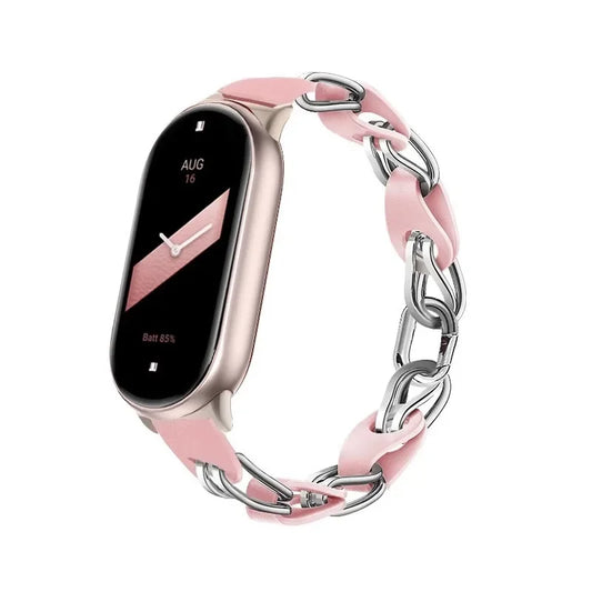 Edelstahl Armband für Fitness Tracker 8 9 Schnellverschluss Unisex