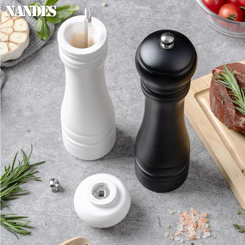 Manuelle 8 Zoll Holz Salz und Pfeffermühle mit Keramikmahlwerk