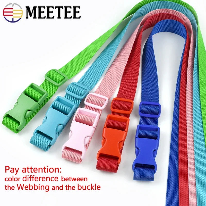Vielseitiges Gurtband Schnallen Set für Rucksäcke Taschen DIY Projekte