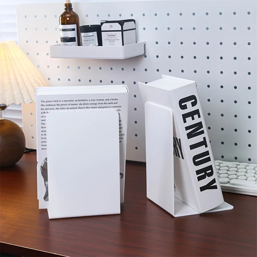 Robuste unsichtbare Buchstützen für effiziente Schreibtischorganisation