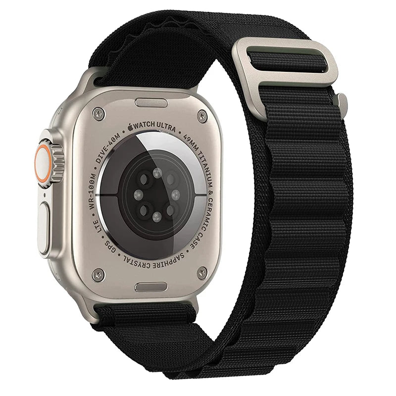 Vielseitiges Nylon Armband für Apple Watch Ultra und Series Modelle